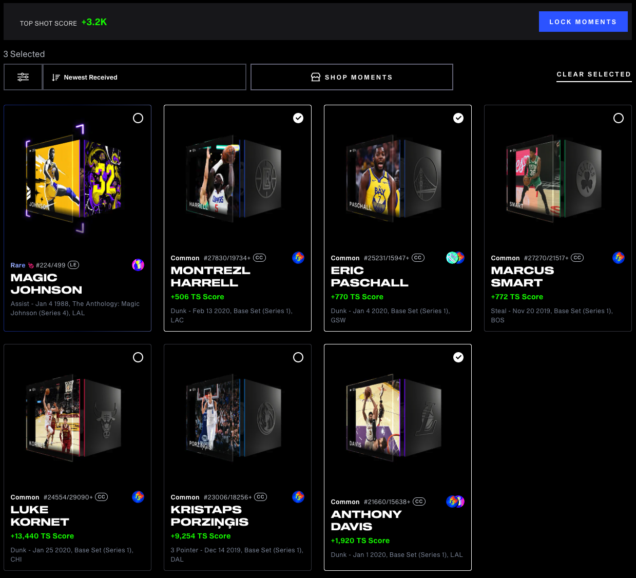 NBA Top Shot DAILY FANTASY with Moment Ranks! Play Today! 